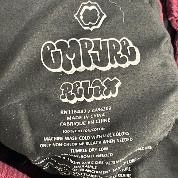 Empyre Pants Mens Size 28x27 Maroon Corduroy Relaxed Baggy Skate Y2K - Picture 8 of 12